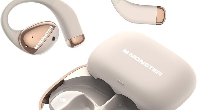 Monster Open Ear AC520 Headphones, Bluetooth 6.0 Wireless Earbuds with HiFi Sound