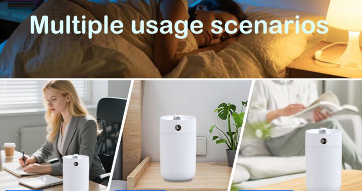 Humidifier Seven Color Breathing Double Hole Humidification