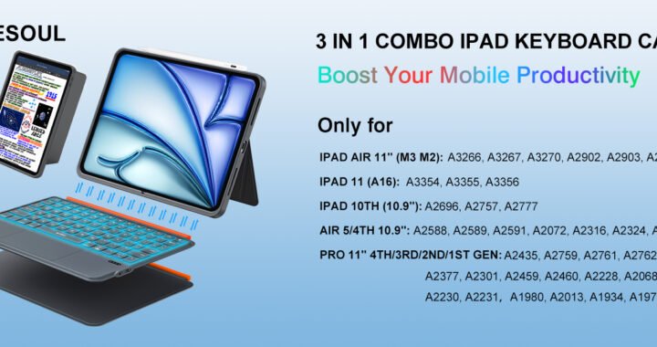 Keyboard Magnetic Detachable Trackpad Adjustable