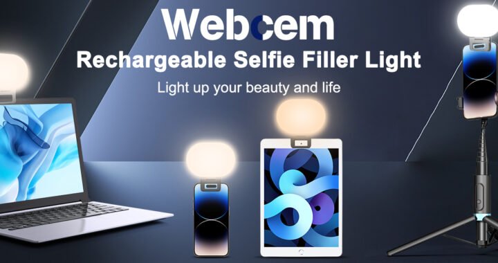 Webcem Full Screen Selfie Light Rechargeable