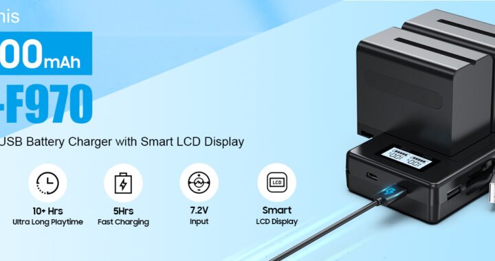 NP F970 Charger 2x8800mAh Camcorder Handycam Replacement