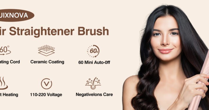 Quixnova Straightener Straightening Anti Scald Ceramic