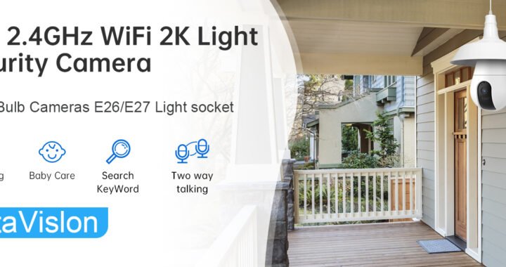 STLINKIO Light Bulb Security Camera